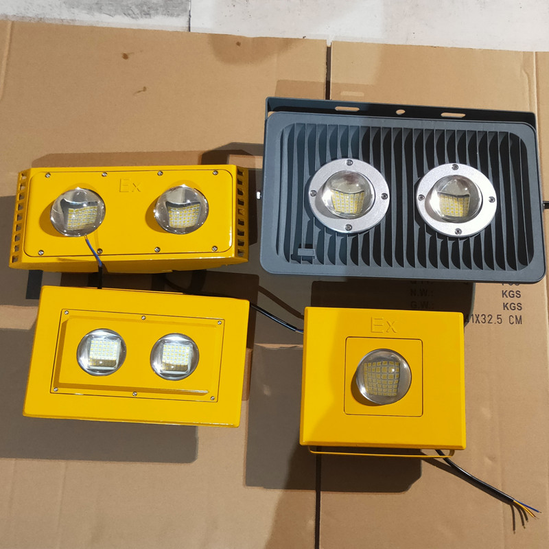 LED防爆灯100W200瓦低压36V24V高亮工地施工隧道照明灯防爆投光灯