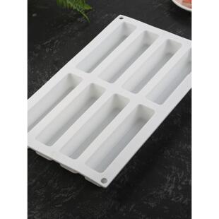 自制法式甜品巧克力长条长方形慕斯蛋糕的模具硅胶食品级烘焙模具