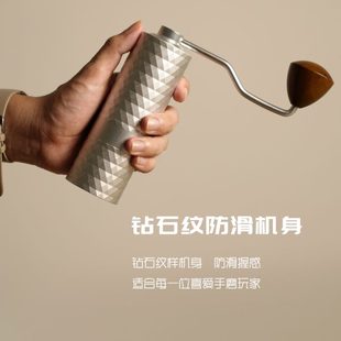 手摇咖啡磨豆机 家用手冲意式 咖啡豆研磨器具随行手动 CNC三段式