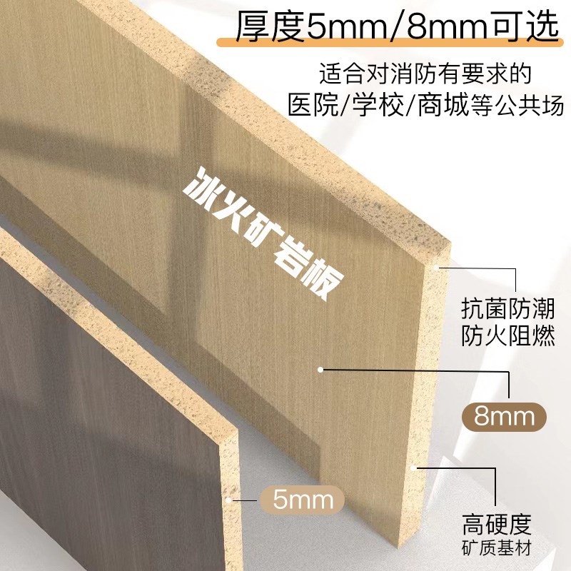 竹木纤维集成墙板碳晶背景墙画室D内装饰护墙板防水防潮全屋定制