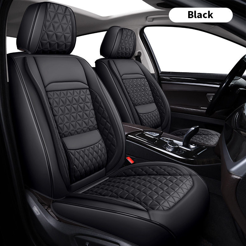 2025年新款全皮固定腰靠护翼纳帕皮汽车坐垫四季通用全包围座椅套