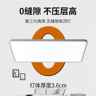 全缝光谱离驱动隔无护蓝眼吸顶灯客厅主灯RG0低光客厅卧室儿SMN