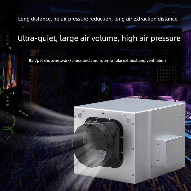 新风系统室内超静音风机送排风商用家用式抽风排风新风换气机净化