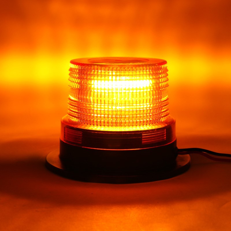 工程机械校车叉车旋转led指警示灯声光报警器爆频闪烁信号灯9-80V