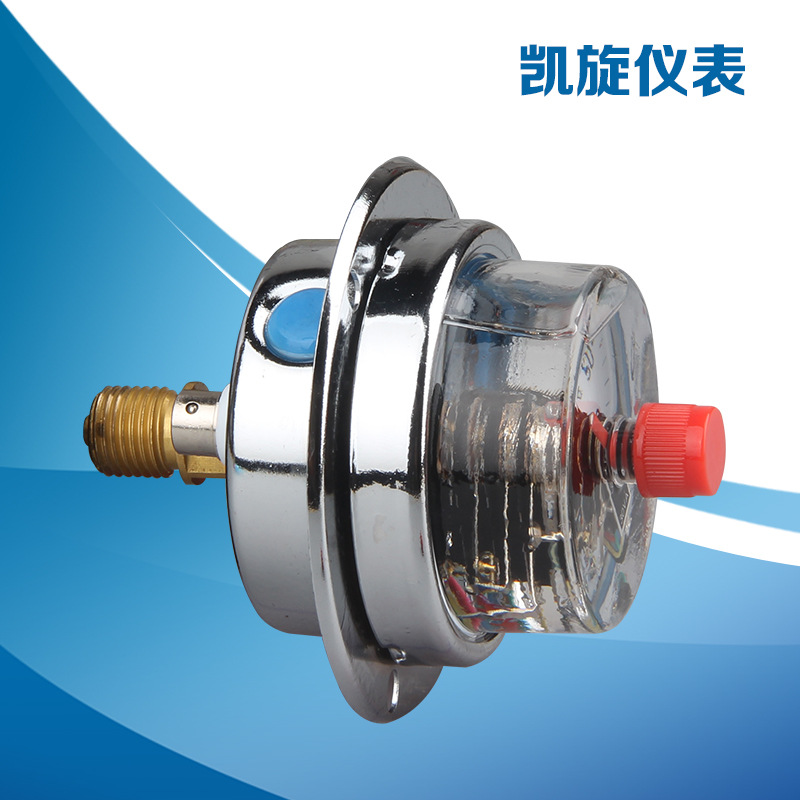 凯旋直供电接点压力表 YNXC60ZT轴向带边耐震电接点压力表