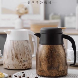 oB不锈钢保温壶宿舍泡水壶c保温瓶o闷家用咖啡壶in2023热水瓶 新款