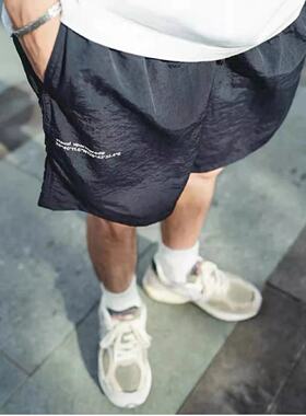 WTAPS 西山彻速干防水薄款梭织休闲宽松运动沙滩短裤工装五分裤男