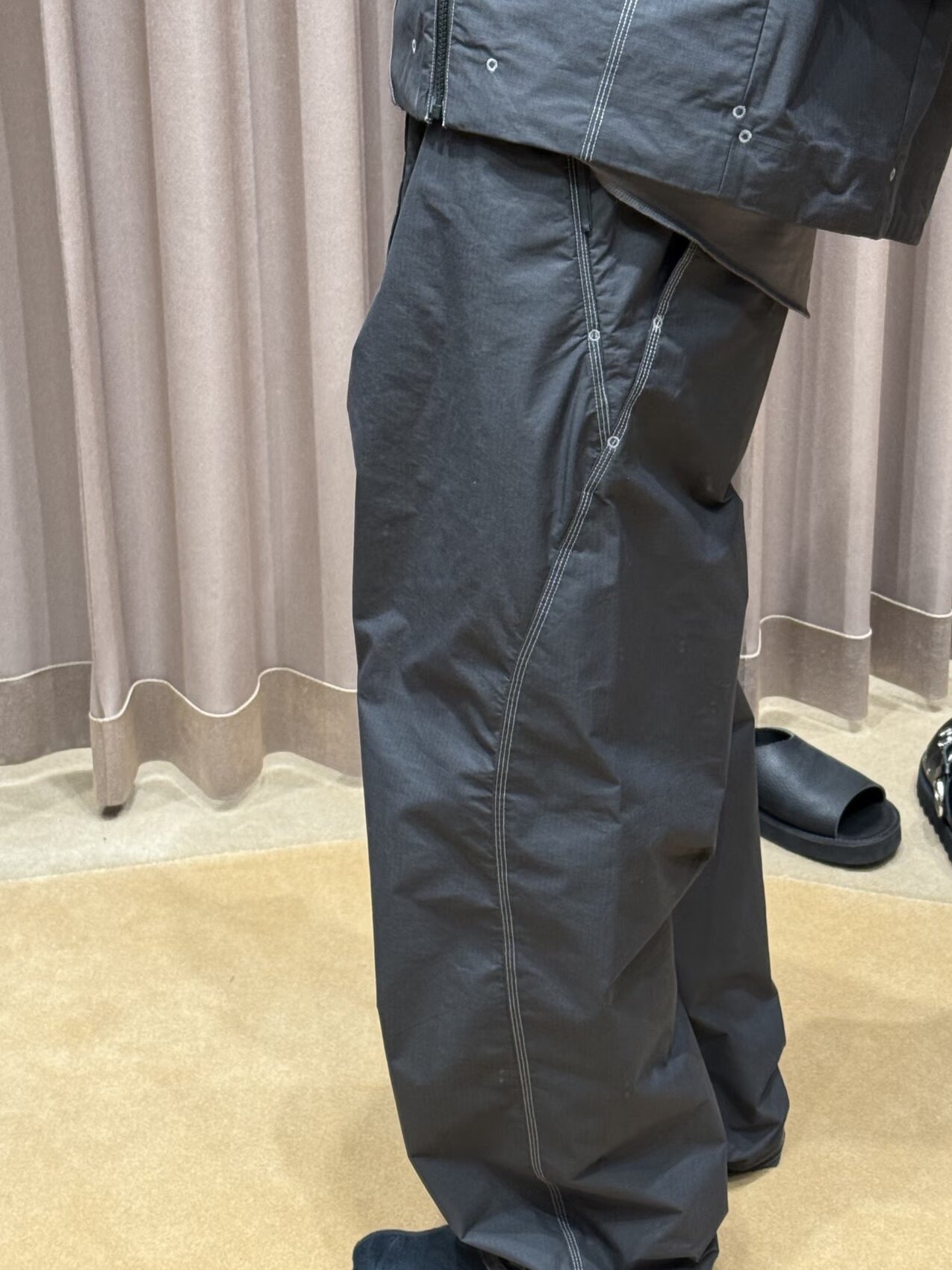 GWD 0系列日系新款全天候防护防风防水撕裂尼龙格纹机能长裤男女