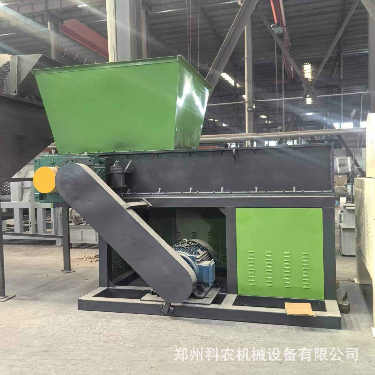 厂家 塑料单轴撕碎机 橡胶机头料垃圾粉碎机薄膜布料单滚刀破碎机