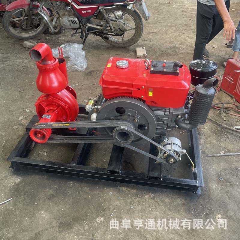 3寸柴油抽水泵农用田地固定抽水机果园大棚大流量灌溉排涝水泵