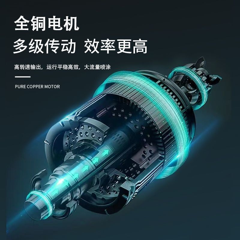 台盈高压无气柱塞式喷涂机全自动乳胶漆涂料油漆便携式小型喷漆机