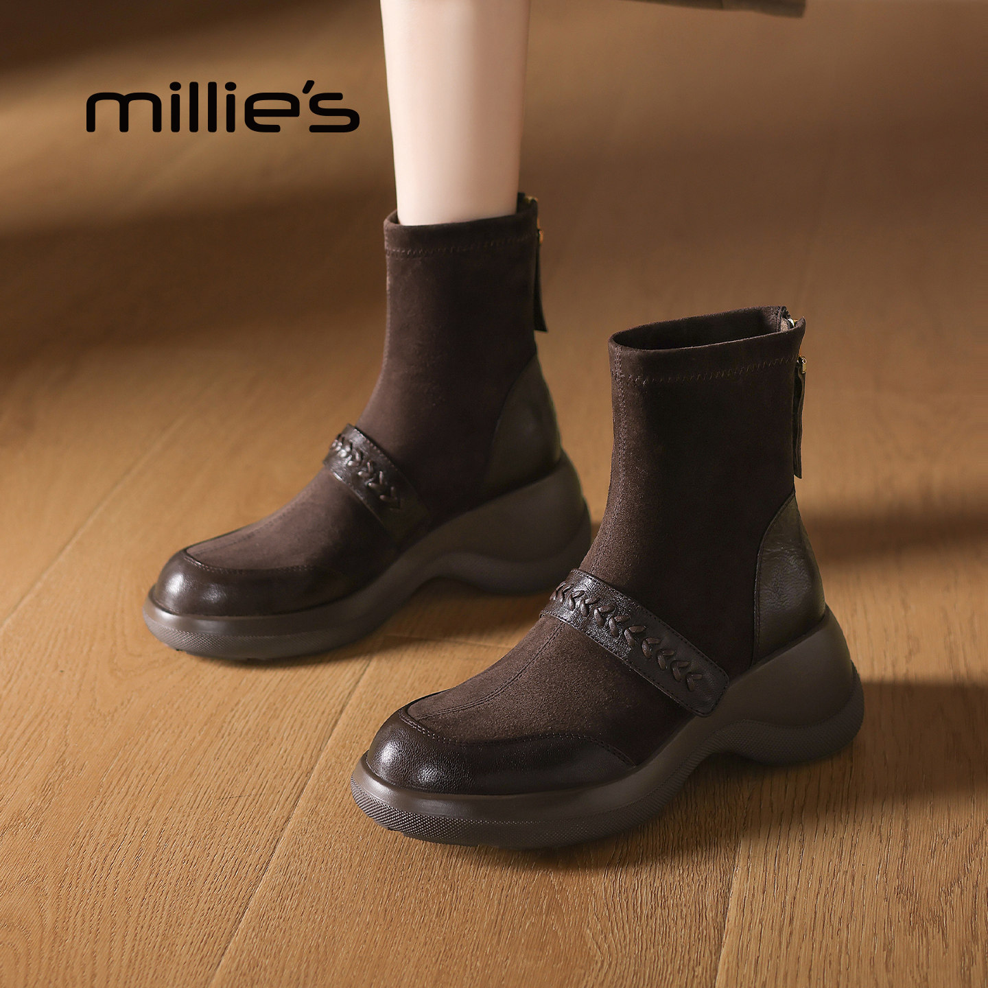 MILLIE'S/妙丽瘦瘦靴女靴