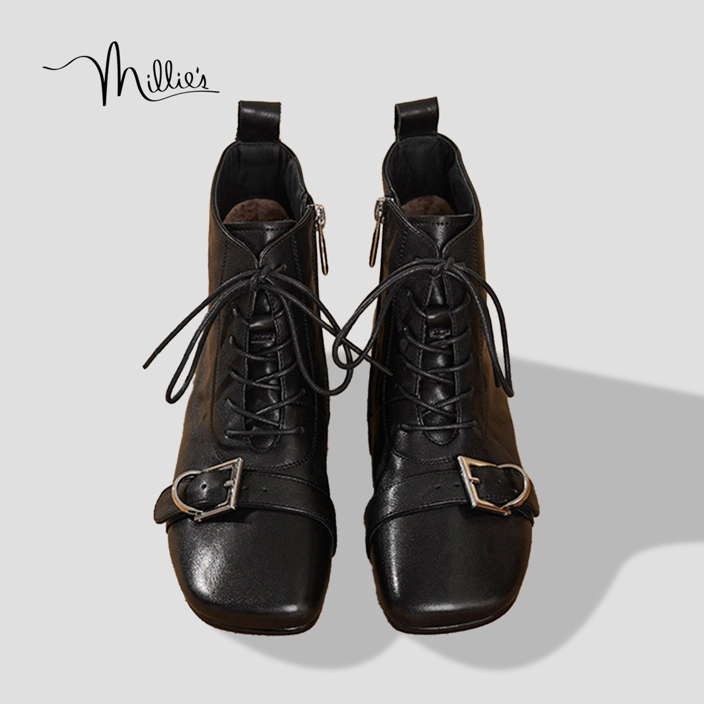 MILLIE'S/妙丽英伦真皮马丁靴