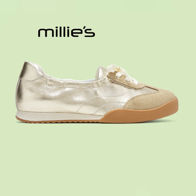 MILLIE'S/妙丽厚底增高老爹鞋
