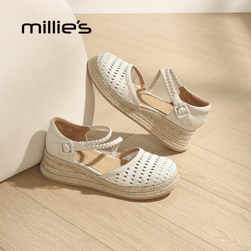 MILLIE'S/妙丽真皮勃肯鞋