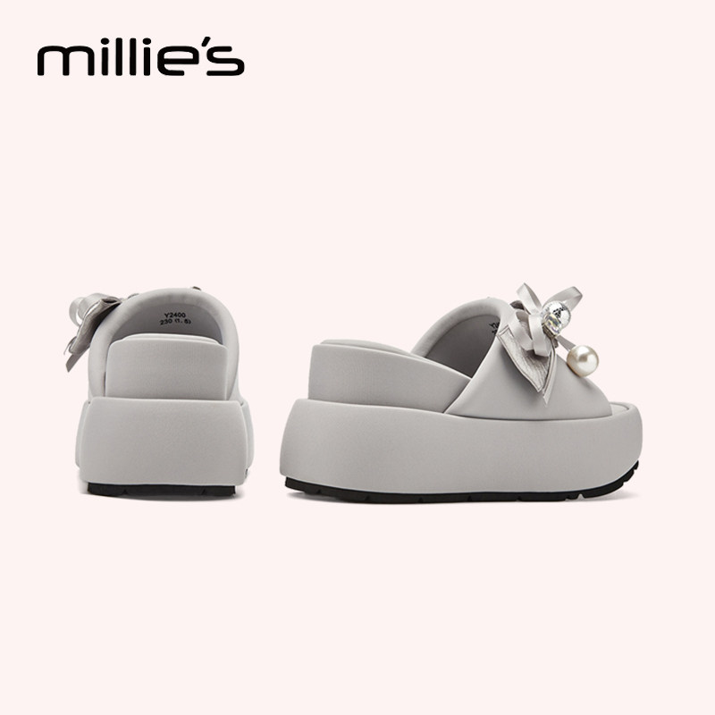MILLIE'S/妙丽厚底凉拖鞋