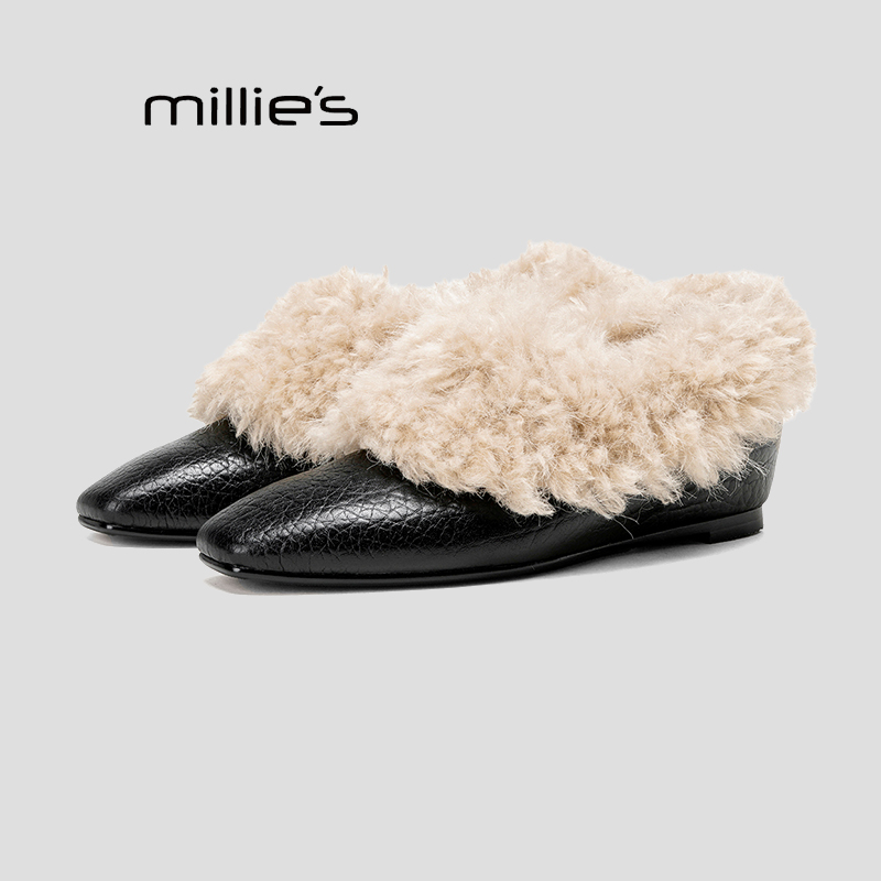 MILLIE'S妙丽真皮乐福鞋女巨好看