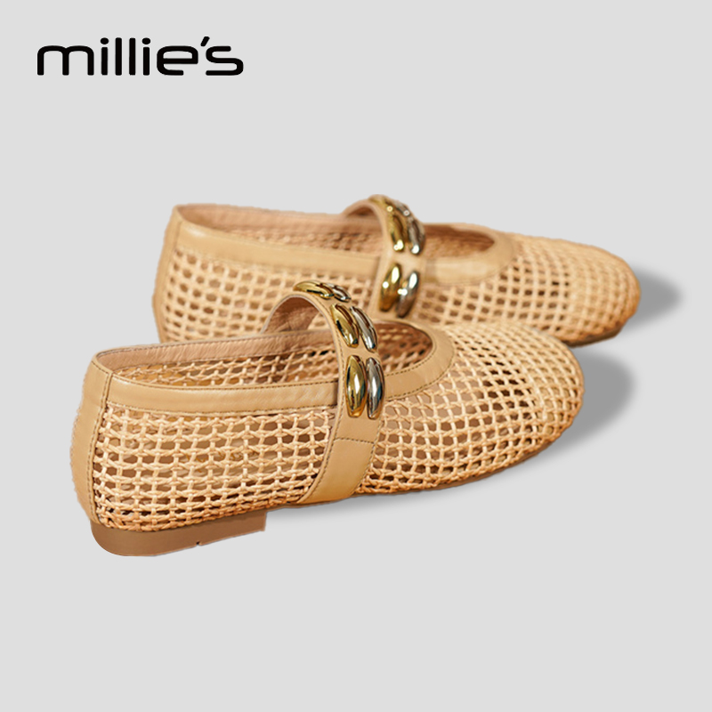 MILLIE'S/妙丽包头拖女洞洞鞋