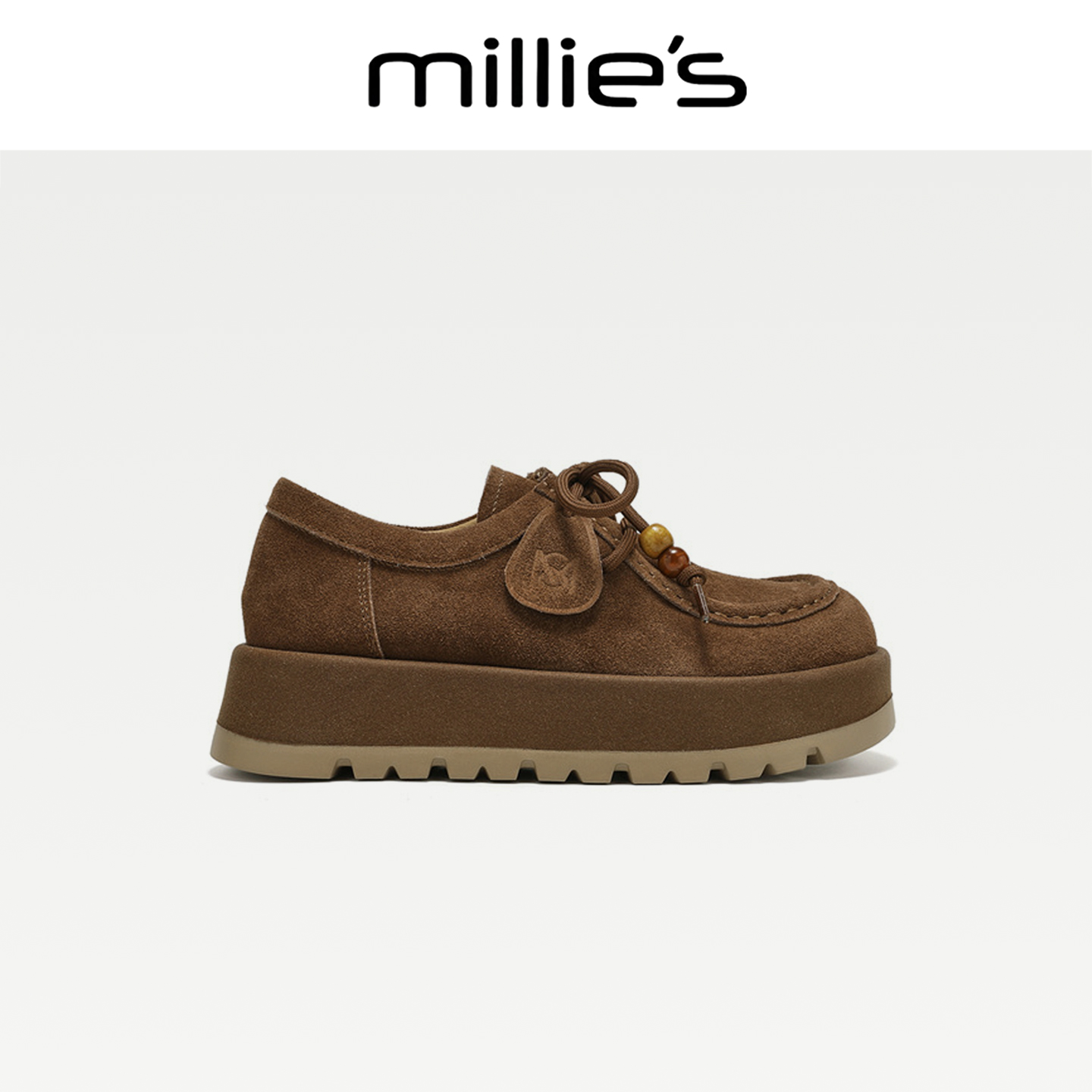 MILLIE'S/妙丽复古风厚底休闲鞋