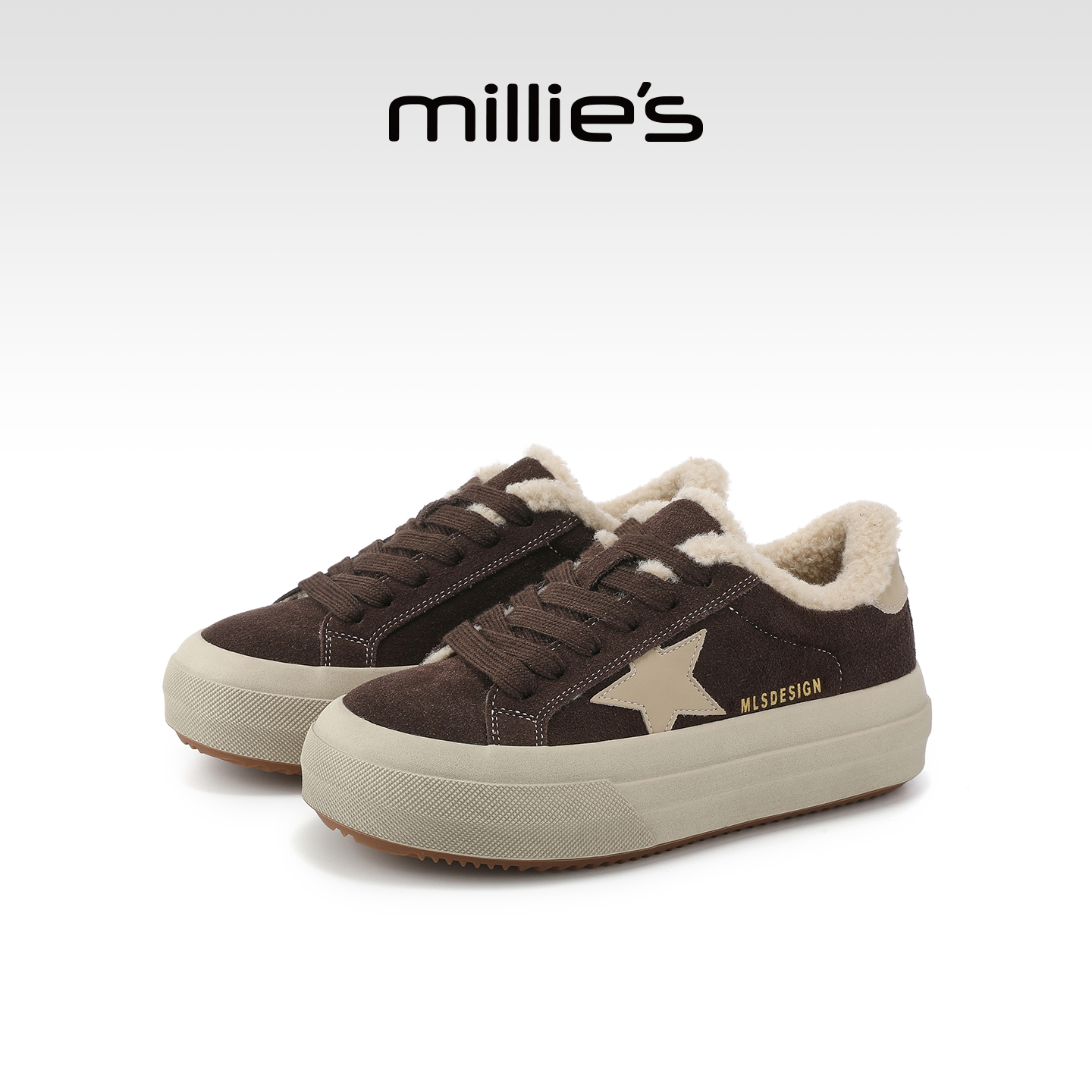 MILLIE'S/妙丽德训鞋棕色巨好看