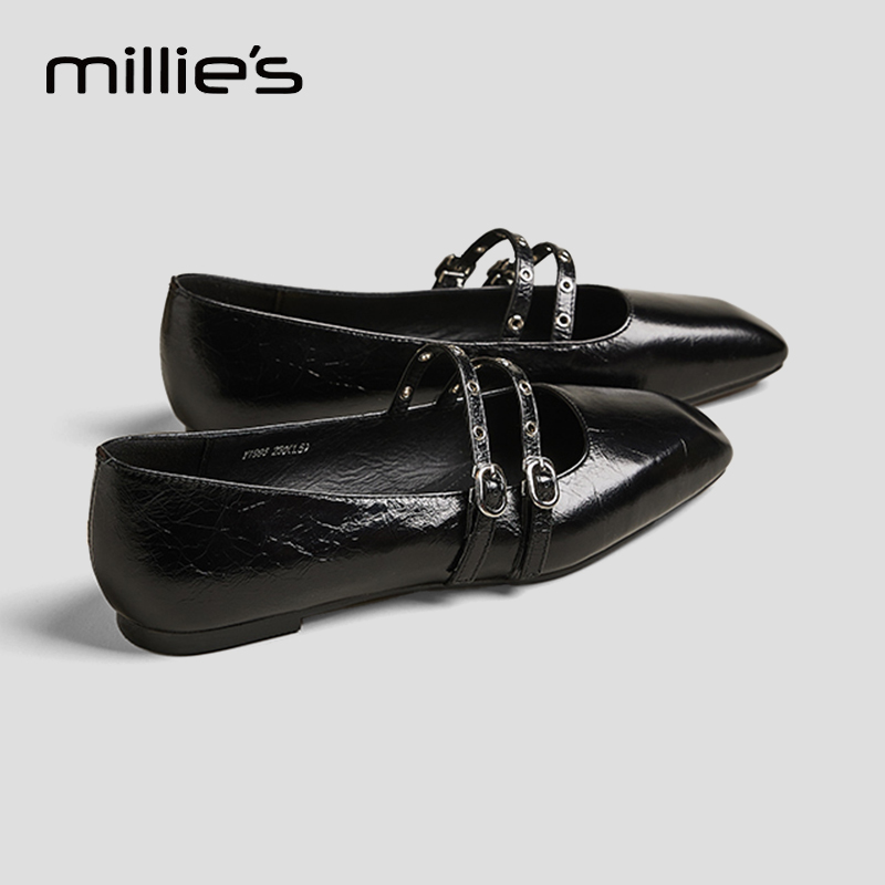 MILLIE'S/妙丽平底浅口单鞋