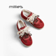 妙丽圆头厚底低帮鞋 系带复古阿甘女鞋 MILLIE 运动百搭休闲鞋