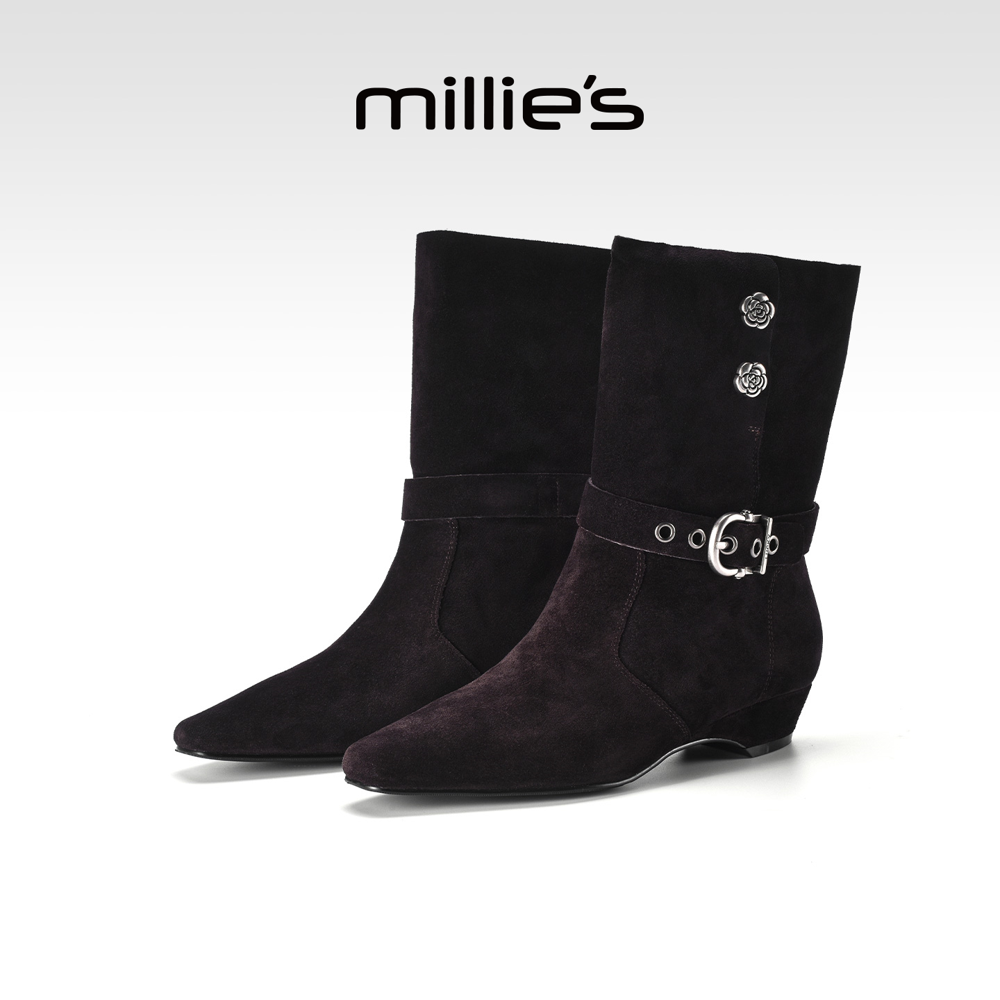 MILLIE'S妙丽真皮切尔西靴巨好看