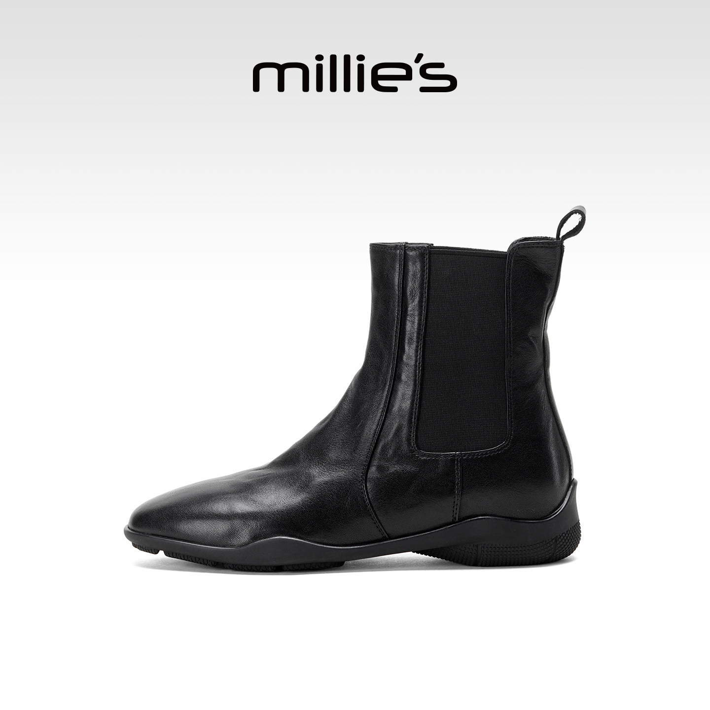 MILLIE'S/妙丽复古切尔西靴