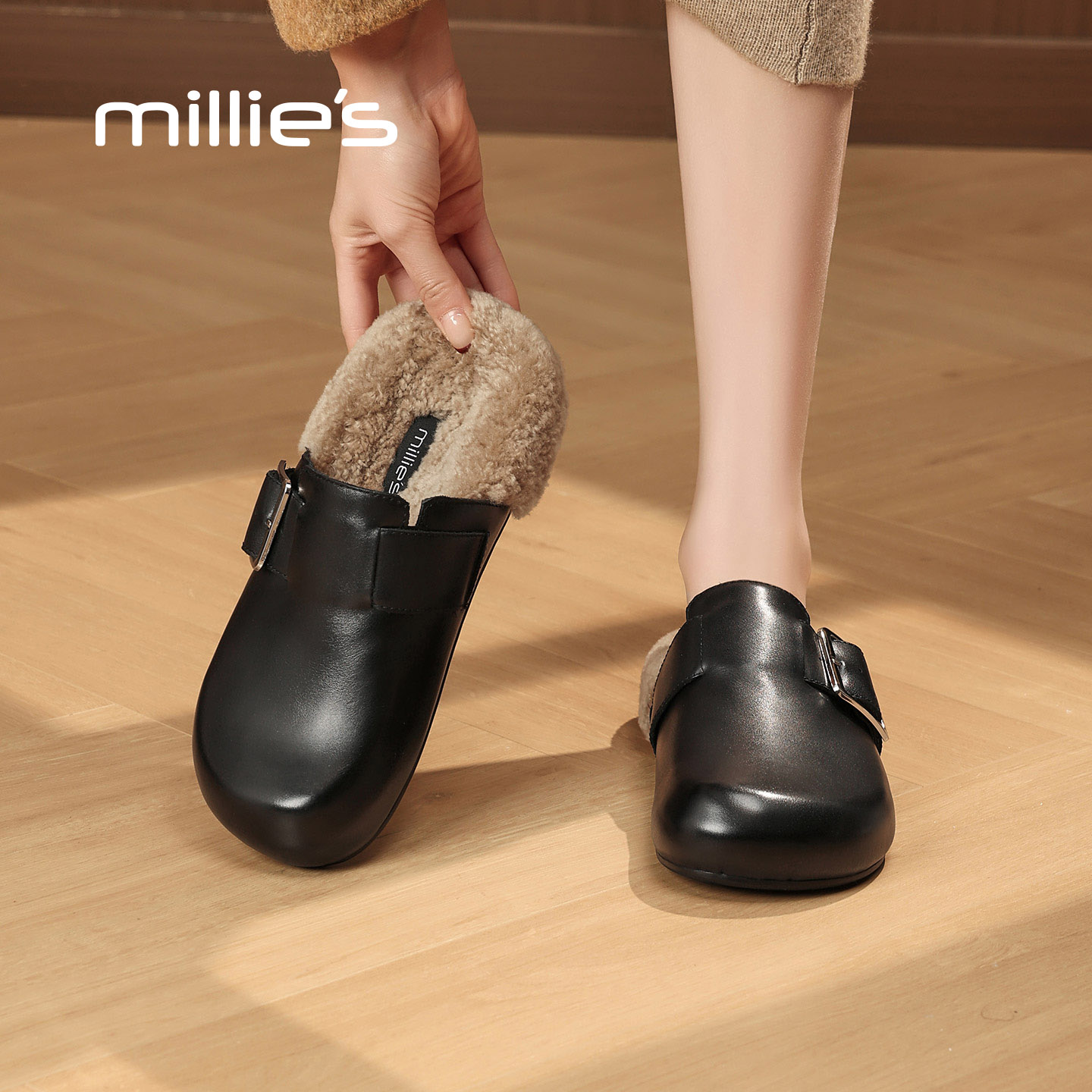 妙丽勃肯鞋女包头拖鞋巨好看