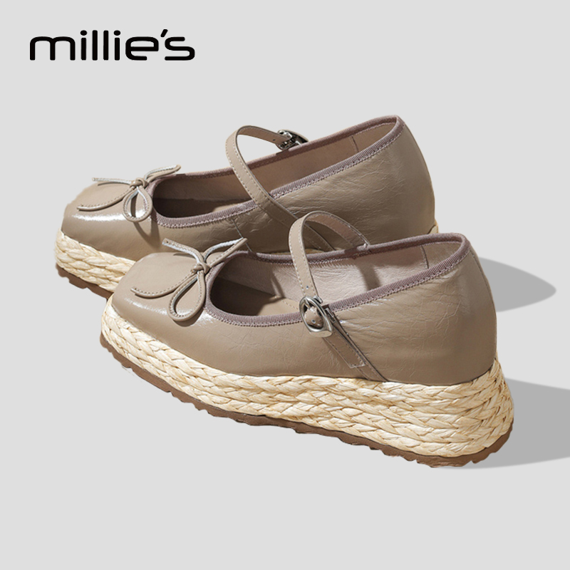 MILLIE'S/妙丽厚底单鞋女