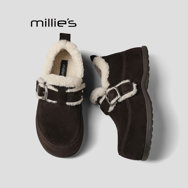 妙丽真皮厚底勃肯鞋巨好看