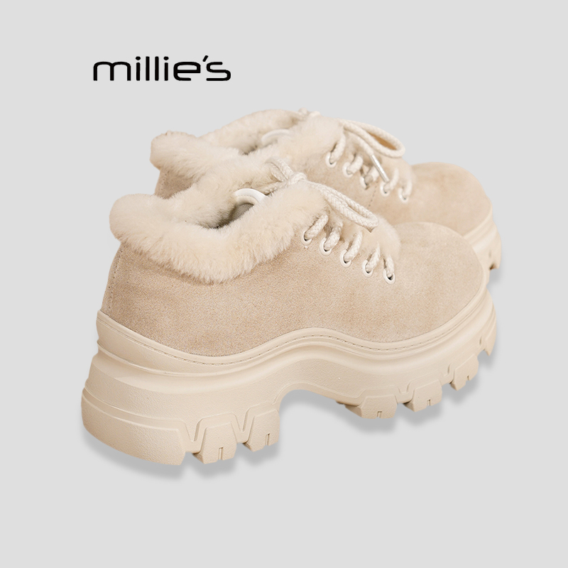 MILLIE'S/妙丽厚底马丁靴巨好看