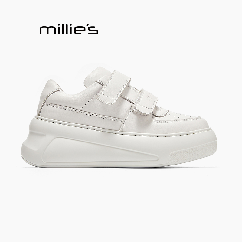 MILLIE'S妙丽真皮德训鞋女巨好看