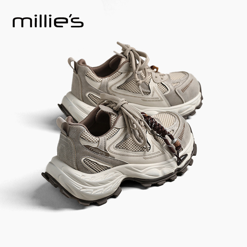 MILLIE'S/妙丽巨好穿增高老爹鞋