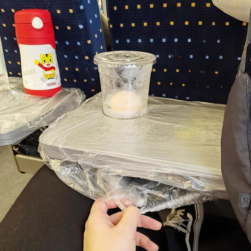 高铁飞机一次性桌隔脏垫座位座椅套坐垫外出火车旅行便携桌板隔脏