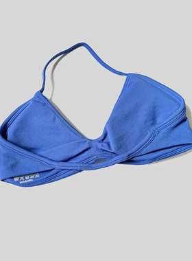 Women Halter Sports Bra Push Up Strappy Sexy Open Back Gym