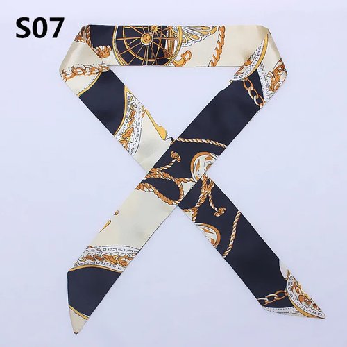 47 Colors Brand Bandana Small Silk Bag Scarf Women Head Hij