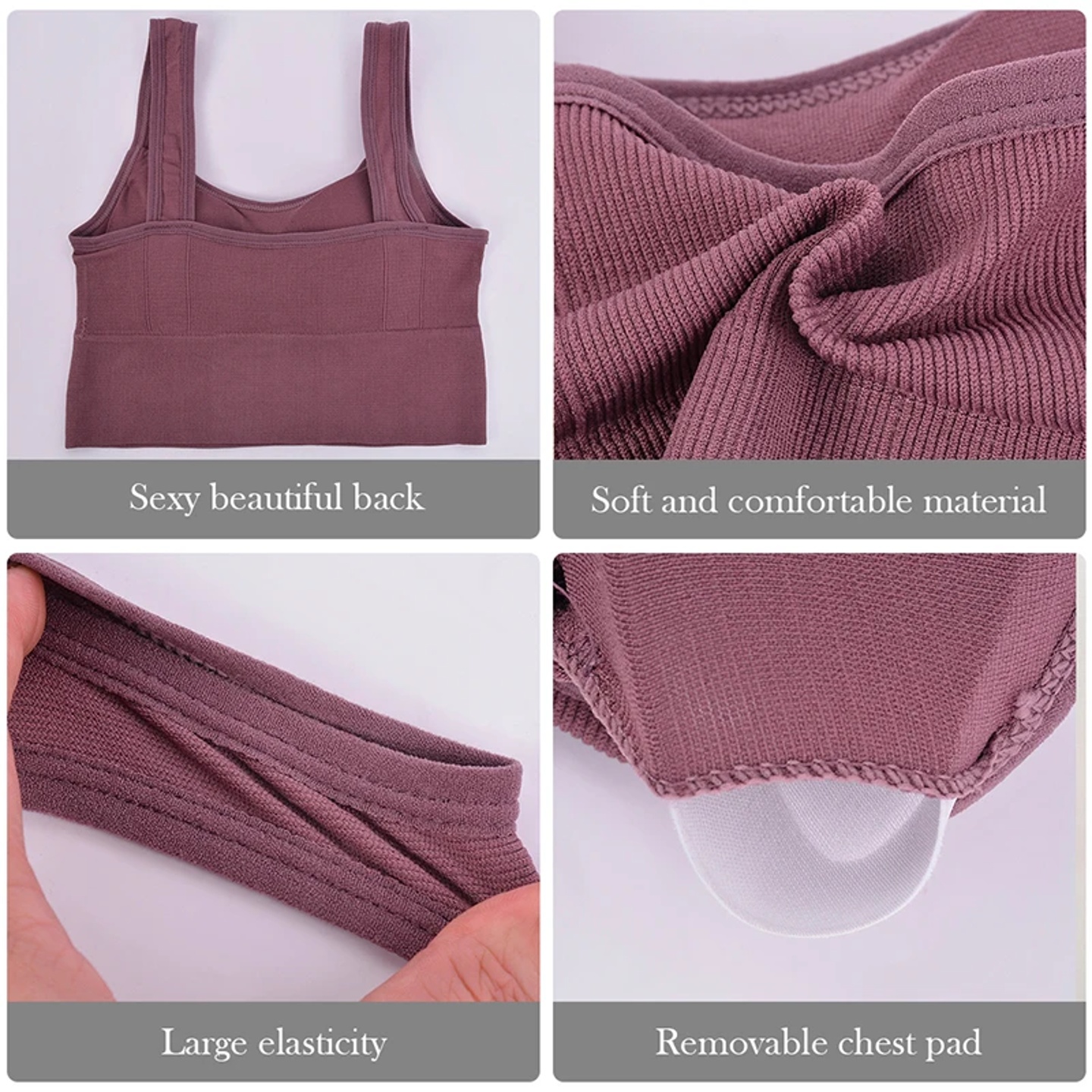 Breathable Sports Bra Anti-Sweat Fitness Top Women Seamless