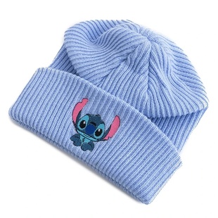 New Stitch Beanie Hat Women Cute Cartoon Winter Hat Gift Fo