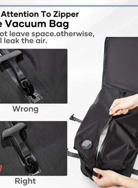 Men Vacuum Compression Backpack 15.6in Laptop Backpack Expa