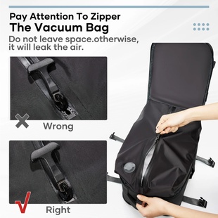 Men Vacuum Compression Backpack 15.6in Laptop Backpack Expa