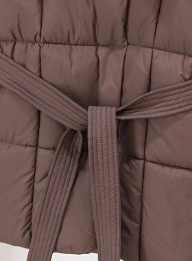 2024 With a Belt Jacket Women Winter Jacket Woman Parkas So