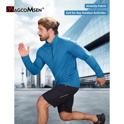 MAGCOMSEN Men's Fleece Pullover Cold Weather Thermal Sweate