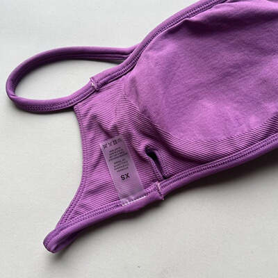 NO LOGO Backless Bandeau Sports Bra Gym Women Top Crop Tube