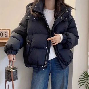 Women Korean Cotton Parkas Hooded Winter Oversize Coat Thic
