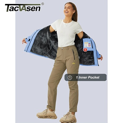 TACVASEN Women Winter Fashion Ski Snowboard Jacket Thermal