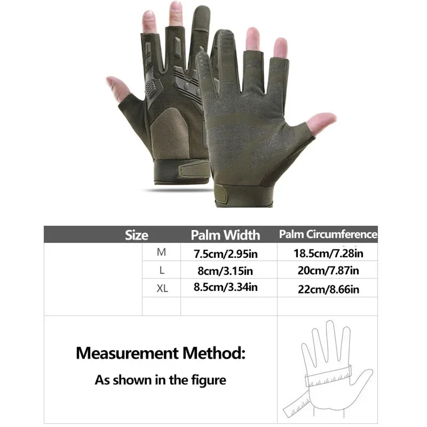 Tactical Gloves for Women and Men Outdoor Rock Climbing Fin