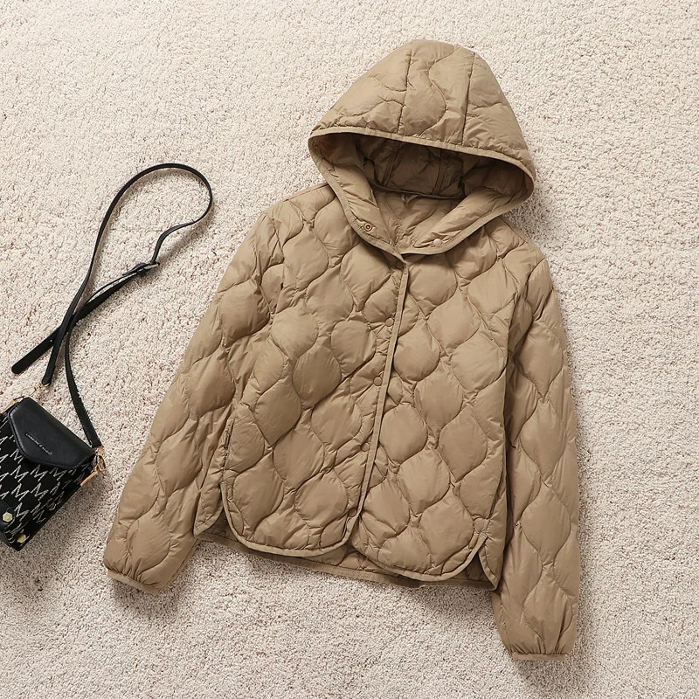 Autumn and Winter New Women's Lightweight Down Jacket Fashi