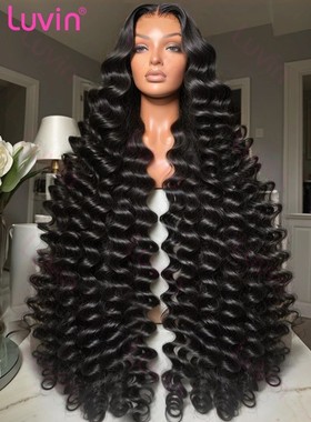 Loose Wave 13x6 Lace Front Human Hair Wig 30 40 Inches Brazi