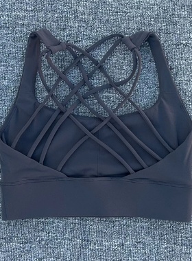 New Fitness Sports Bra for Women Push Up Cross Back Shockpr